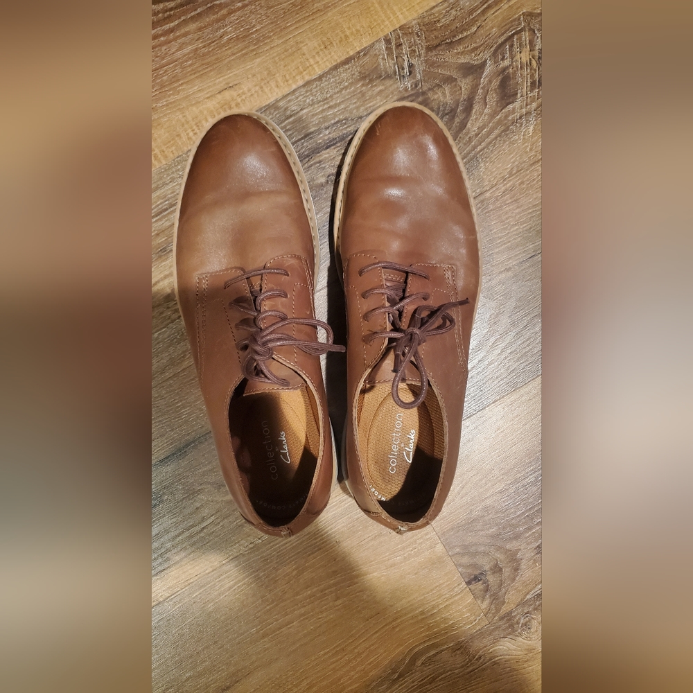 Clark's Brown Work Shoes